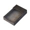 Dacasso Protacini Castlerock Gray Italian Patent Leather 4 x 6 Memo Holder A6209 - alternate 3